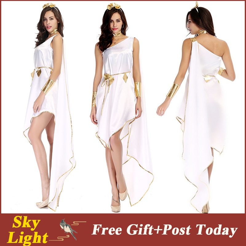 Đầm Hóa Trang Halloween Nữ Thần Hy Lạp Quyến Rũ