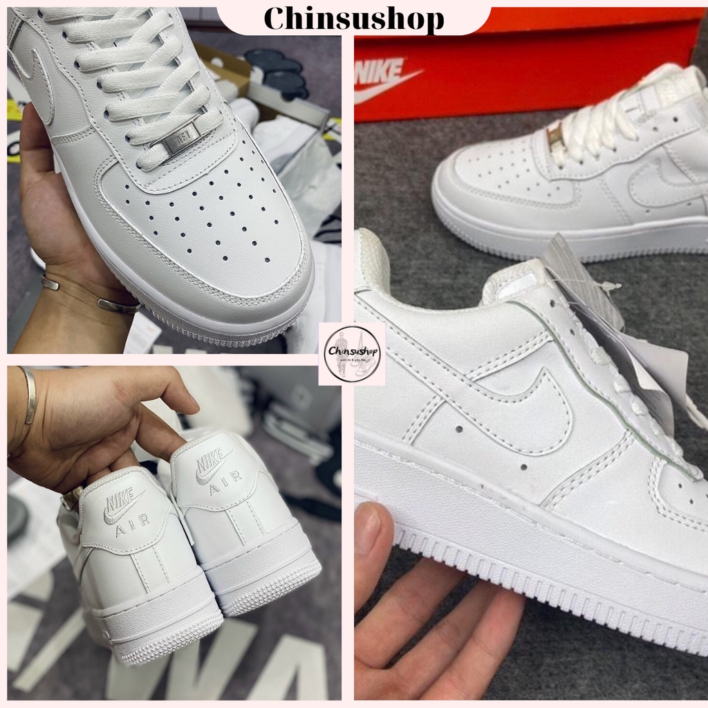 Giày _Nike Thể Thao Air Force 1, Giày AF1 _Nike Trắng Đế Air Cao Cấp 2022