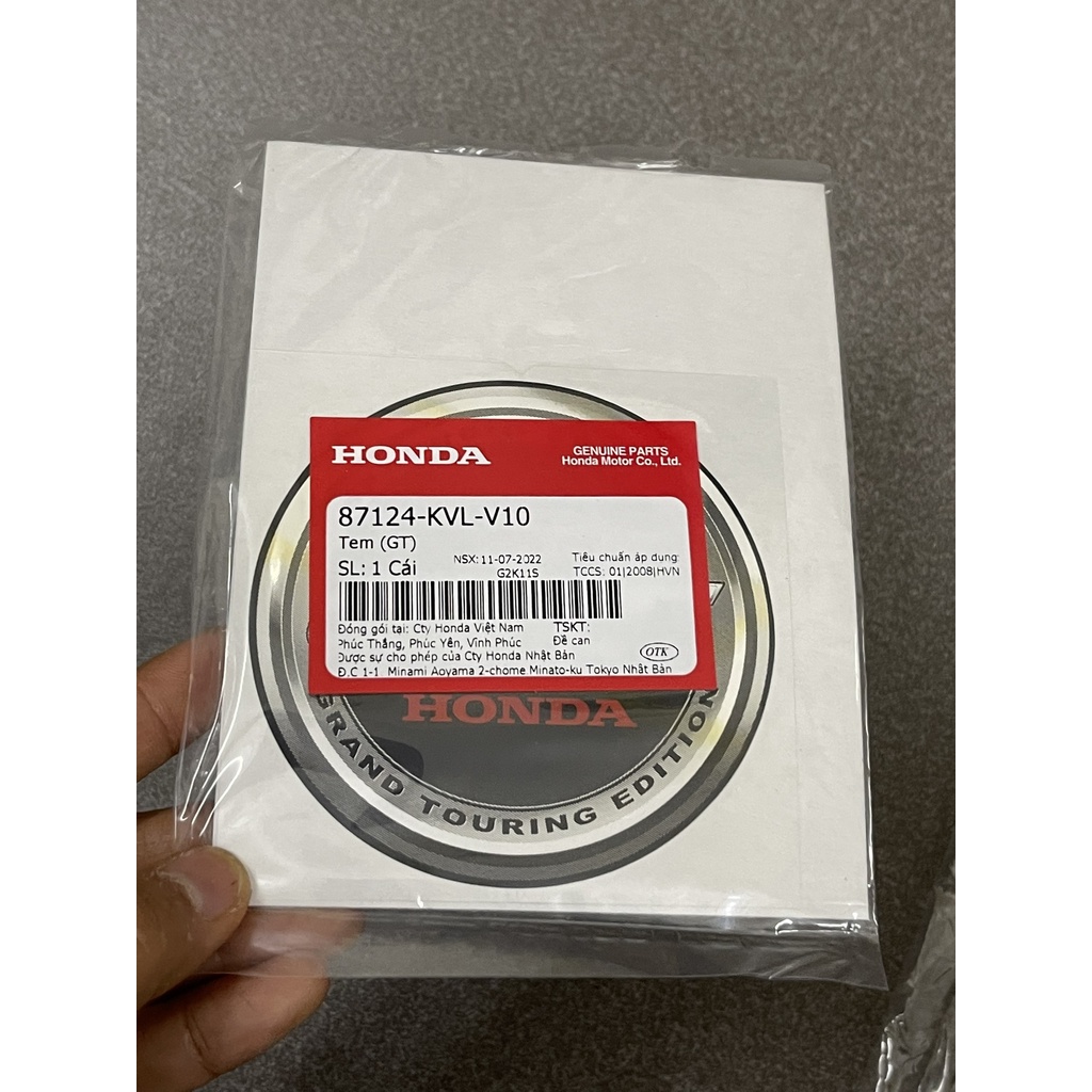 Tem GT cho Future Neo hàng chính hãng 87124KVLV10