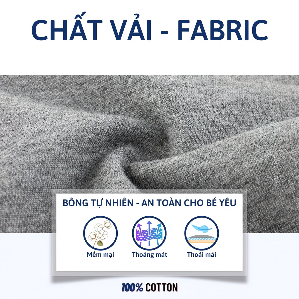 Quần thun dài bé trai 27Kids Chất cotton cho trẻ từ 2-10 tuổi BLPE2