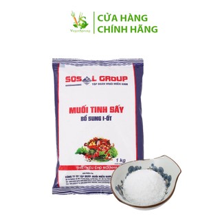 Muối IOD Sosalco 1kg/gói