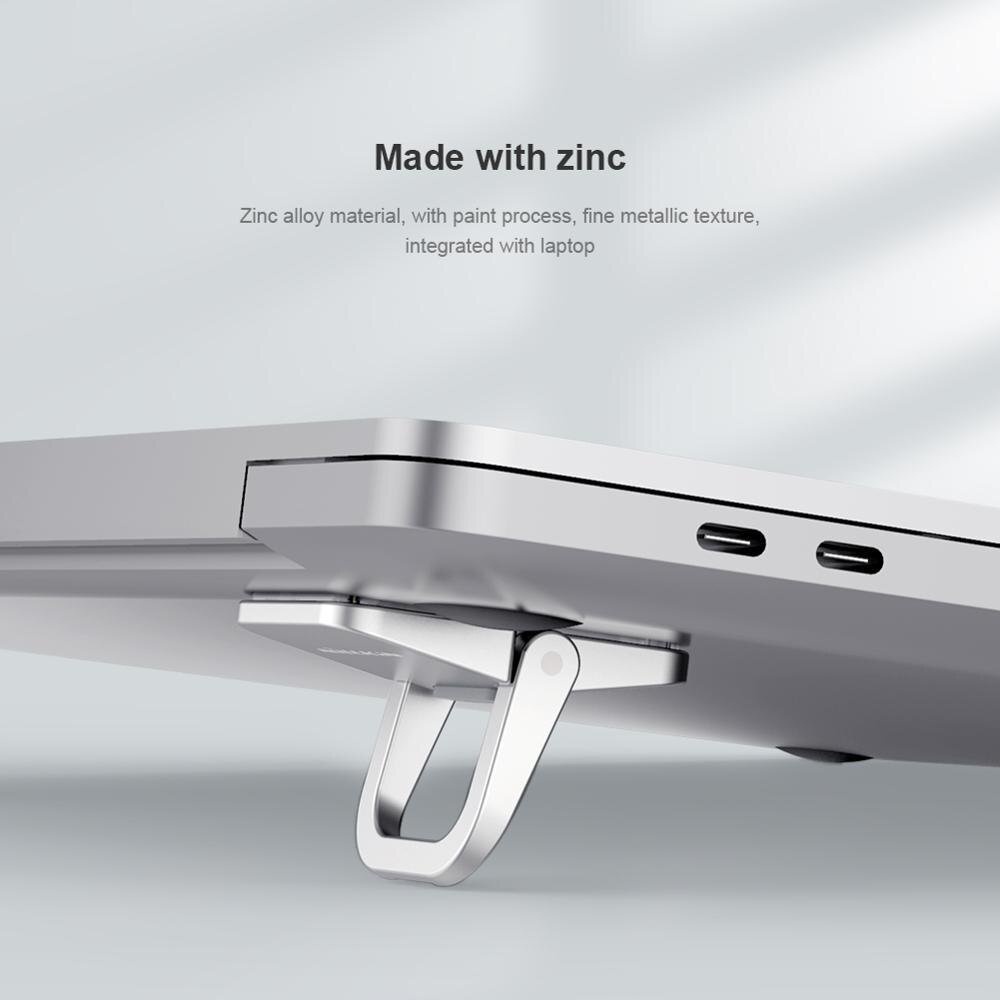 Giá đỡ laptop di động Nillkin T615 đế tản nhiệt cho Laptop, kê laptop Macbook siêu mỏng dạng kickflt