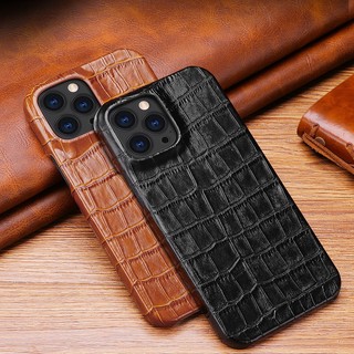 Ốp Da Cá Sấu Sang Trọng Cho iPhone 14 Pro Max 14Plus 13 12 11 Pro Classic Business Premium Slim Back Cover