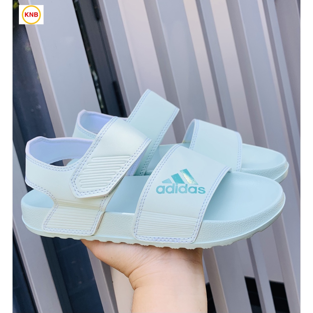 Giày Sandal -FREESHIP- Dép Sandal nam nữ , Quai hậu bền đẹp đế bằng siêu nhẹ, DAS xanh mint