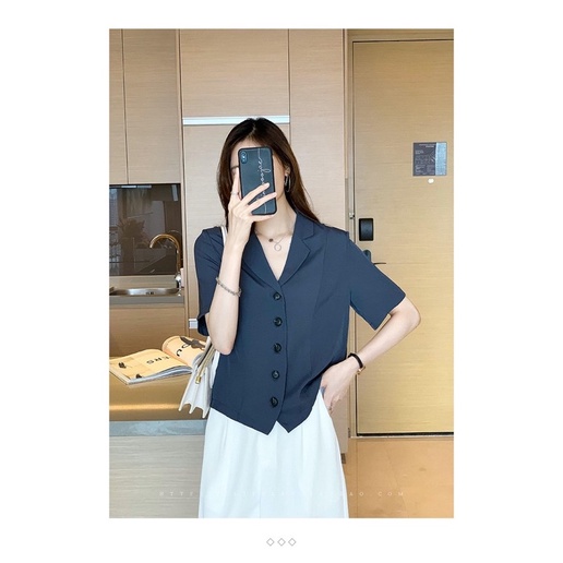 Áo vải kiểu vest màu xanh lá tay ngắn size lớn big size 60-80kg
