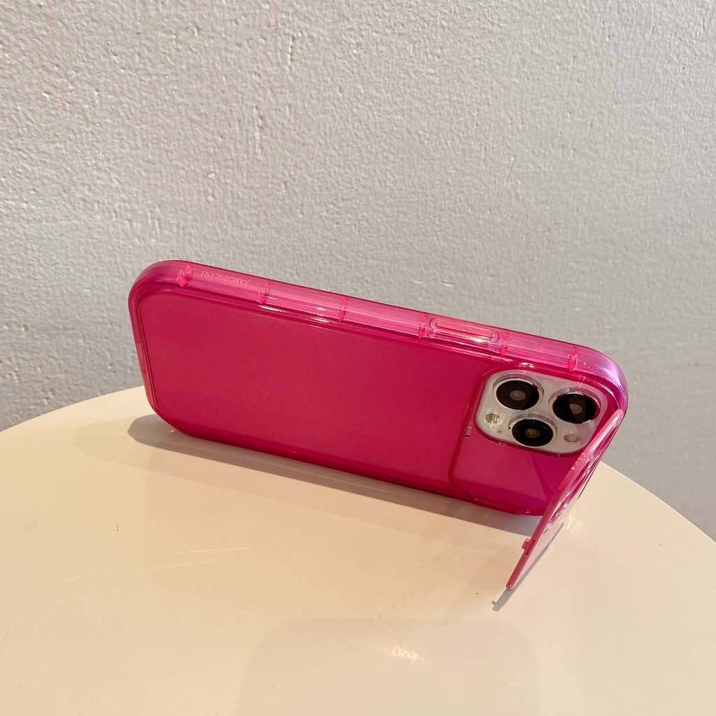Ốp Điện Thoại Chống Sốc Tráng Gương Đơn Giản Thời Trang Cho iPhone 14 / 13 / 12 / 11 / XS / 8P / 7