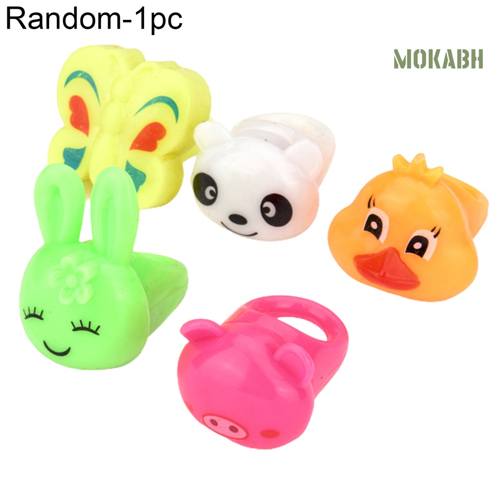 Nhẫn Hình Hoạt Hình Có Đèn LED Phát Sáng Dành Cho Trẻ Em