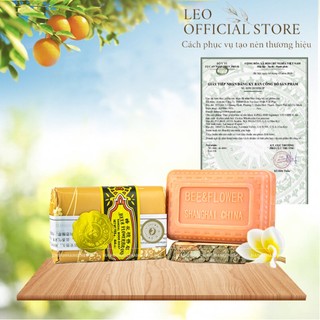 Xà phòng trầm đàn hương con ong & bee flower thái lan 125gram/cục