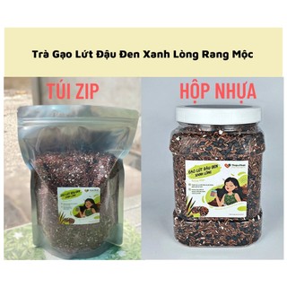 Trà gạo lứt đậu đen xanh lòng rang mộc thiện phát rang mộc