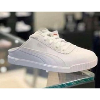 Giày Puma đạp gót trắng size 36