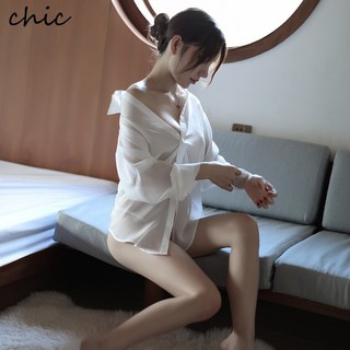 Áo sơ mi lưới mỏng nữ sexy