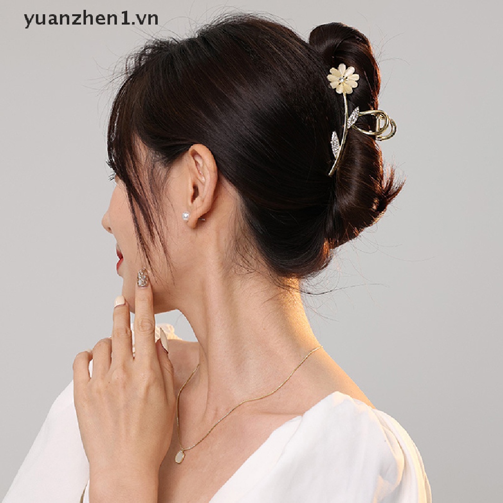 Kẹp Tóc Càng Cua Họa Tiết Hình Học Rỗng Cho Nữ