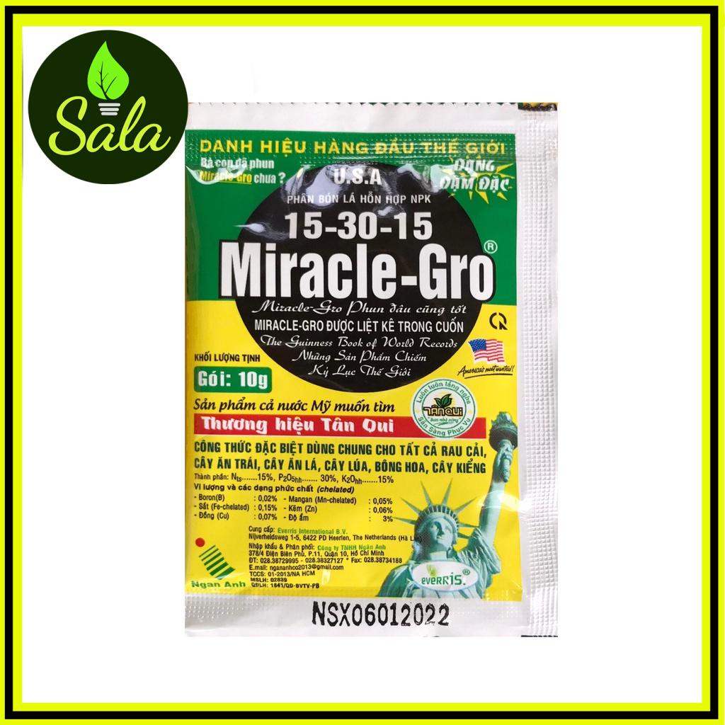 Phân bón NPK Hà Lan Miracle Gro 15-30-15+TE (10g), dạng chelate dễ hấp thu, kích ra hoa, đậu trái ra