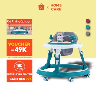 Xe tập đi cho bé chữ O HomeCare, đa năng, tạo cho bé hướng cố định khi di chuyển, xe tròn tập đi, xe tập đi