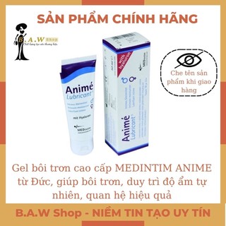 -gel bôi trơn cao cấp medintim anime từ đức, giúp bôi trơn, duy trì độ ẩm tự nhiên, quan hệ hiệu quả -tuýt 50ml