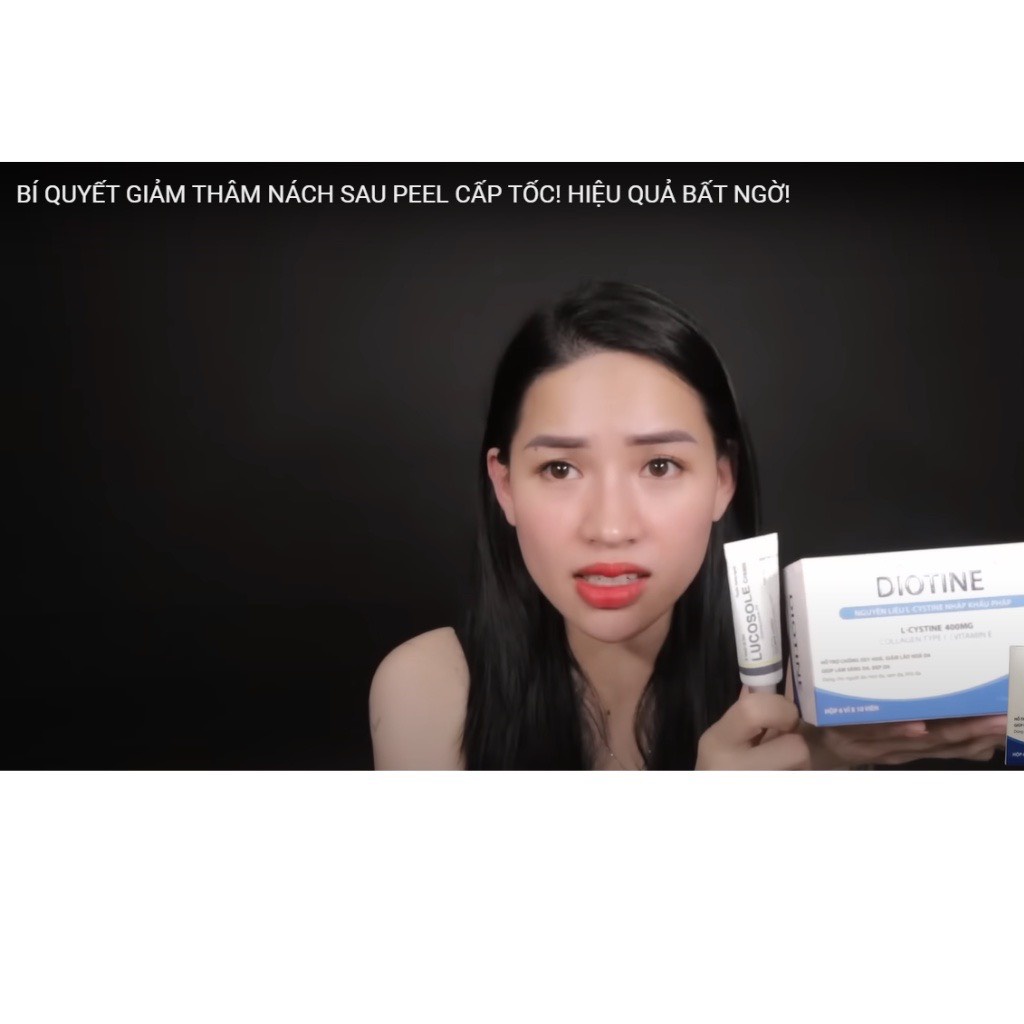 Dưỡng trắng nách, thâm nách, trắng nách combo gồm Diotine và Lucoso
