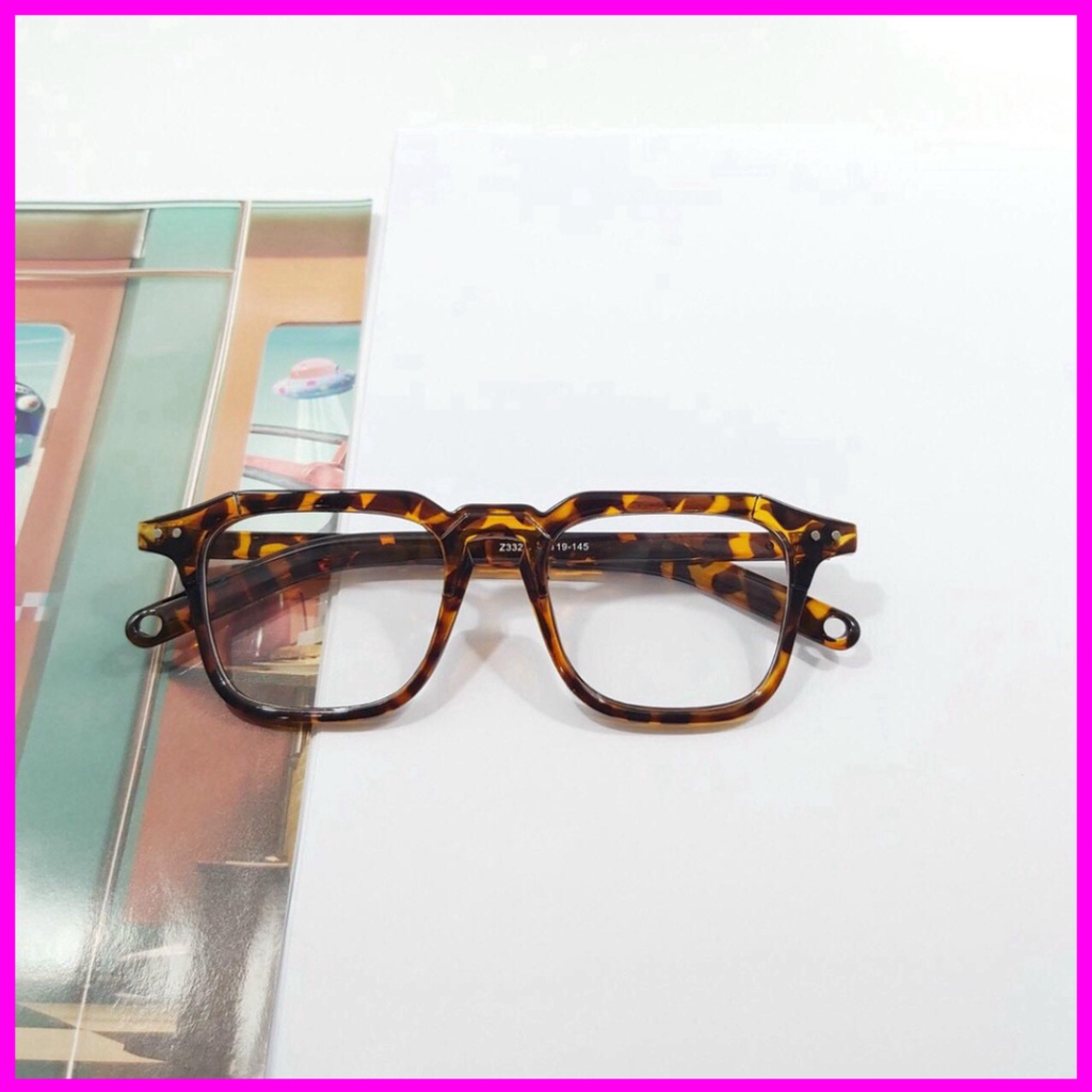 Mắt kính unisex hot trend trang điểm FREESHIP gọng kính râm giới tính nhiều màu sắc phong cách