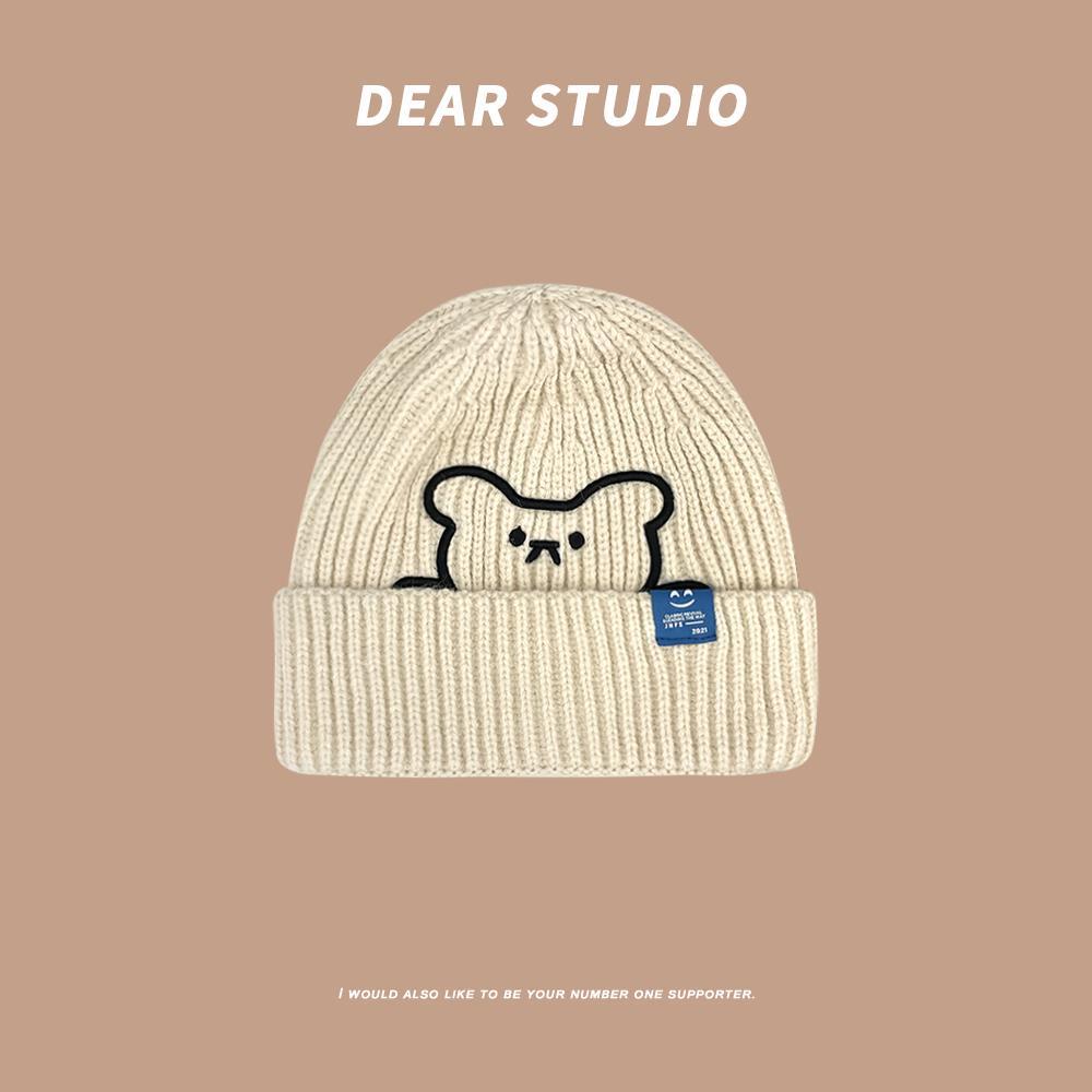 Mũ Tai Bèo Lông Cừu Ấm Áp Dễ Thương Thời Trang Thu Đông