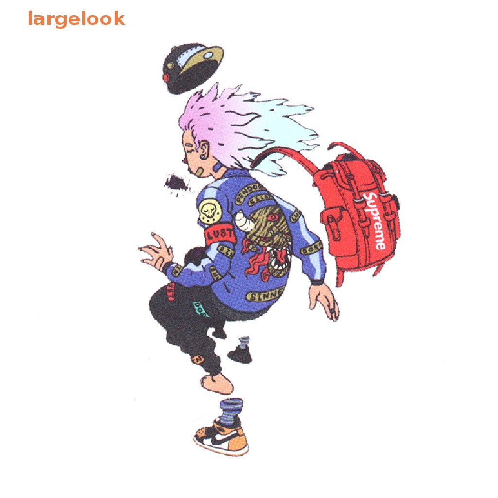 Bộ 50 Sticker Supreme Chống Thấm Nước Thời Trang Dùng Trang Trí Ván Trượt