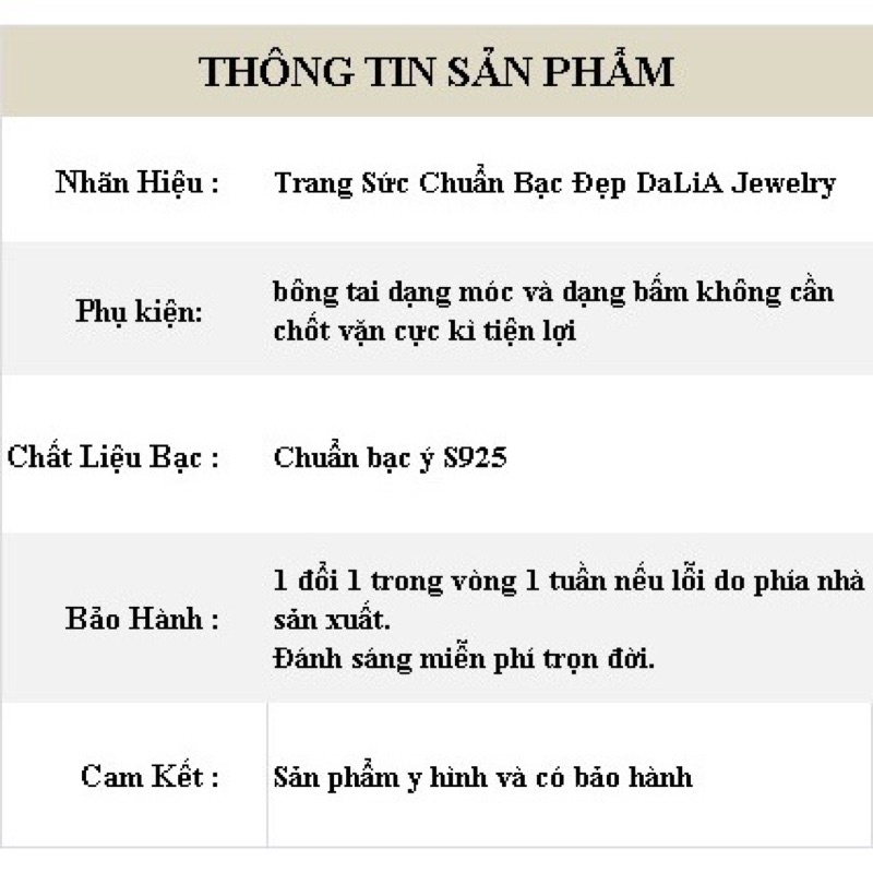 Nhẫn bạc thánh giá- bông tai bạc thánh giá DaLiA Jewelry hình chữ thập chuẩn bạc nguyên chất