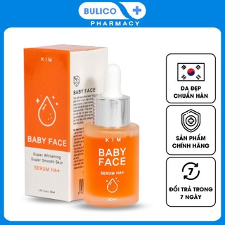 Serum kim baby face ha+ tinh chất truyền trắng mờ nám tàn nhang sạch mụn