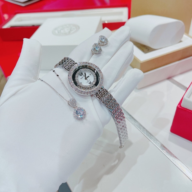 Đồng Hồ Nữ Royal Crown ,Mặt 33mm, Chống Nước 30m
