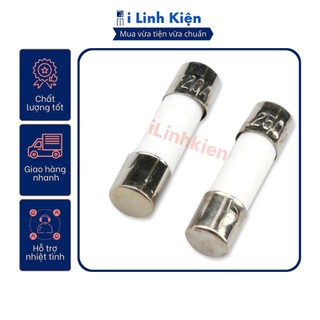 Cầu chì sứ 3A 5x20mm túi 10 con.