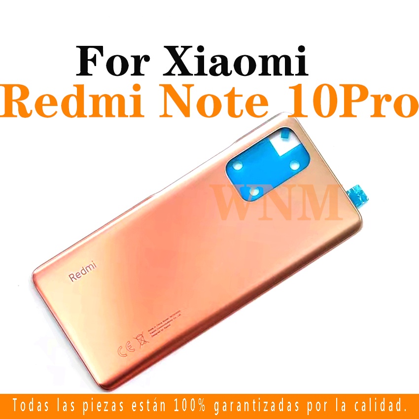 Nắp Lưng Điện Thoại Bằng Kính Dành Cho Xiaomi Redmi Note 10 Pro / 10Pro