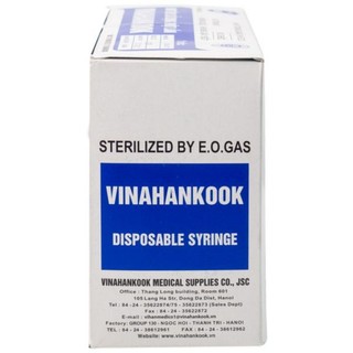 Bơm tiêm sử dụng 1 lần 1ml/cc Vinahankook (100 chiếc)
