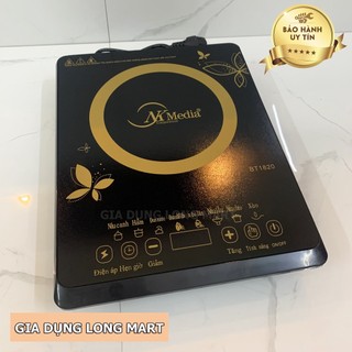 💥bếp điện từ media md-bt1820 tặng kèm nồi - bếp từ đơn phím cơ media md-bt1820 công suất 2000w