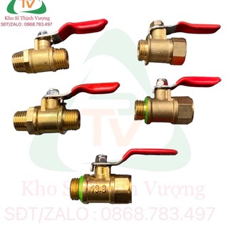 Van khóa bi đồng thau | Khóa van bi đồng thau | 13.8 mm