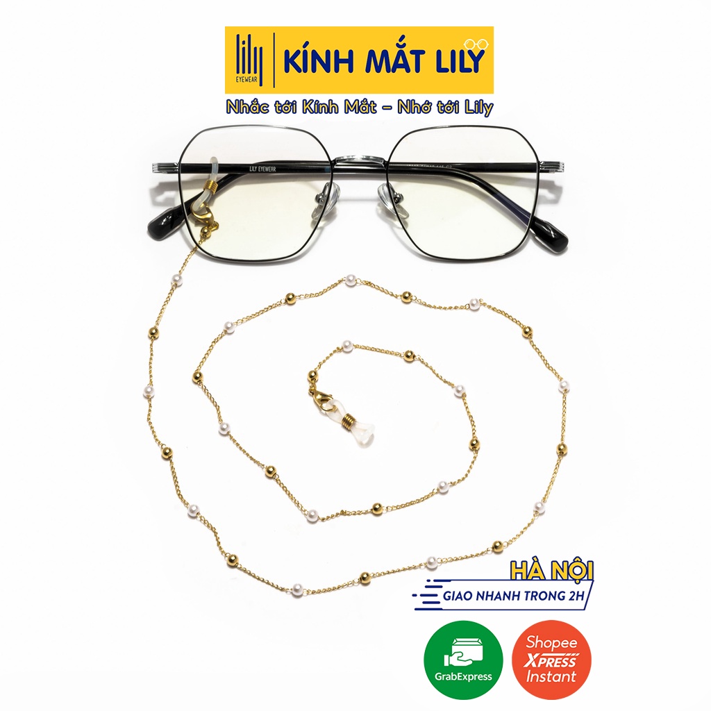 Dây đeo kính mắt thời trang chống rơi LILYEYEYWEAR nhiều thiết kế có thể sử dụng cho cả khẩu trang