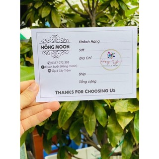 PHIẾU SHIP THIẾT KẾ TỪ 200 TỜ