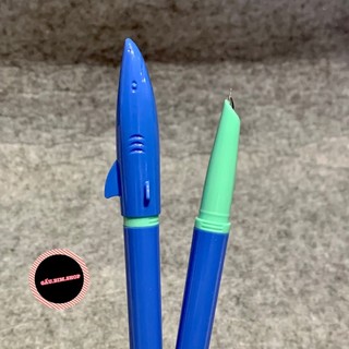 Bút máy Cá Mập - Ngòi kim tinh, ngòi trơn (dùng được cả mực ống và mực bơm)