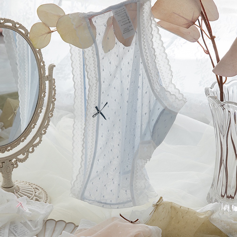 Quần lót nữ siêu co giãn đa chiều dệt lưới thoáng mát 356