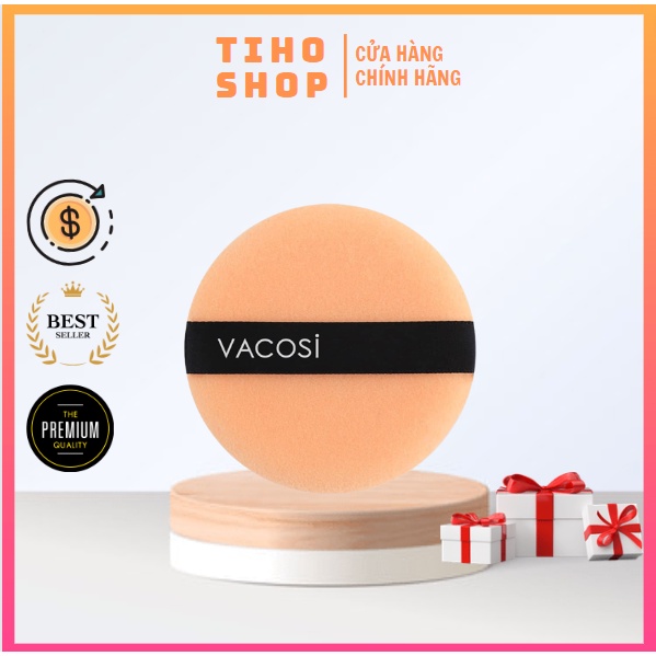 Bông phấn Vacosi khô tròn trung BP08
