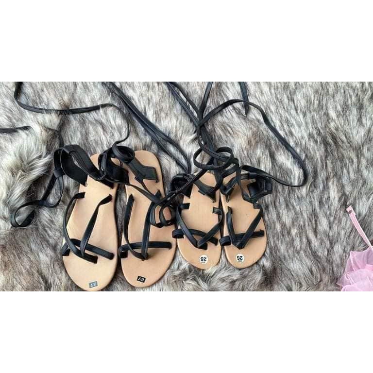 sandal cột dây sandal chiến binh cho mẹ và bé gái