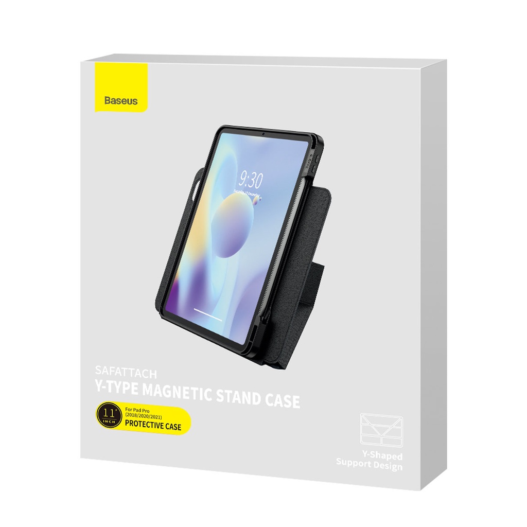 Bao da nam châm Baseus Safattach Y-Type Magnetic Stand Case for Pad Pro 11inch và 12.9inch