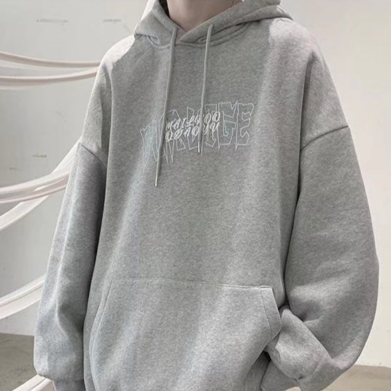 Áo Sweater Dáng Rộng Tay Dài In Hình Bó Hoa Cổ Điển Thời Trang Mùa Thu Cho Nam Và Nữ