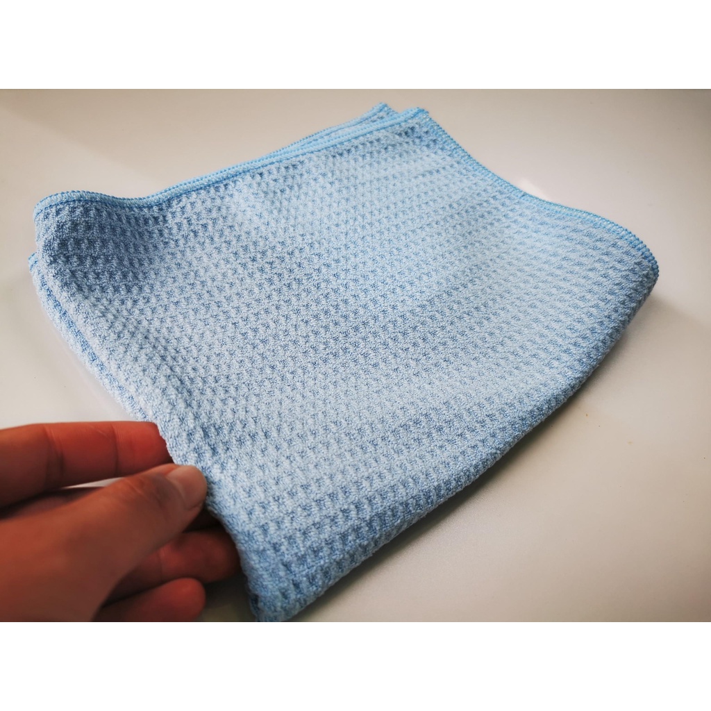 Khăn Waffle Lau Xe ,Lau Kính Đa Năng, Cấu Trúc Dệt Waffle Sợi Microfiber 40x40