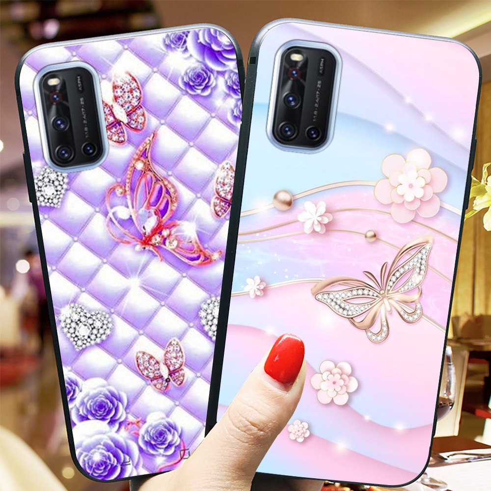 Ốp lưng điện thoại vivo v19 in hình phong cách nữ sang chảnh