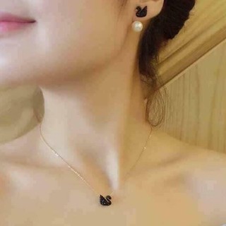 Dây chuyền titan thiên nga mini
