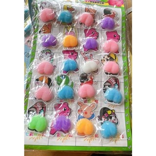 đồ chơi mochi mông đào silicon đáng yêu