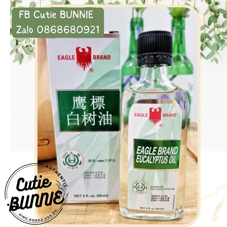 Dầu khuynh diệp  date 2027 hiệu Con Ó chai 60ml Eagle Brand Eucalyplus Oil