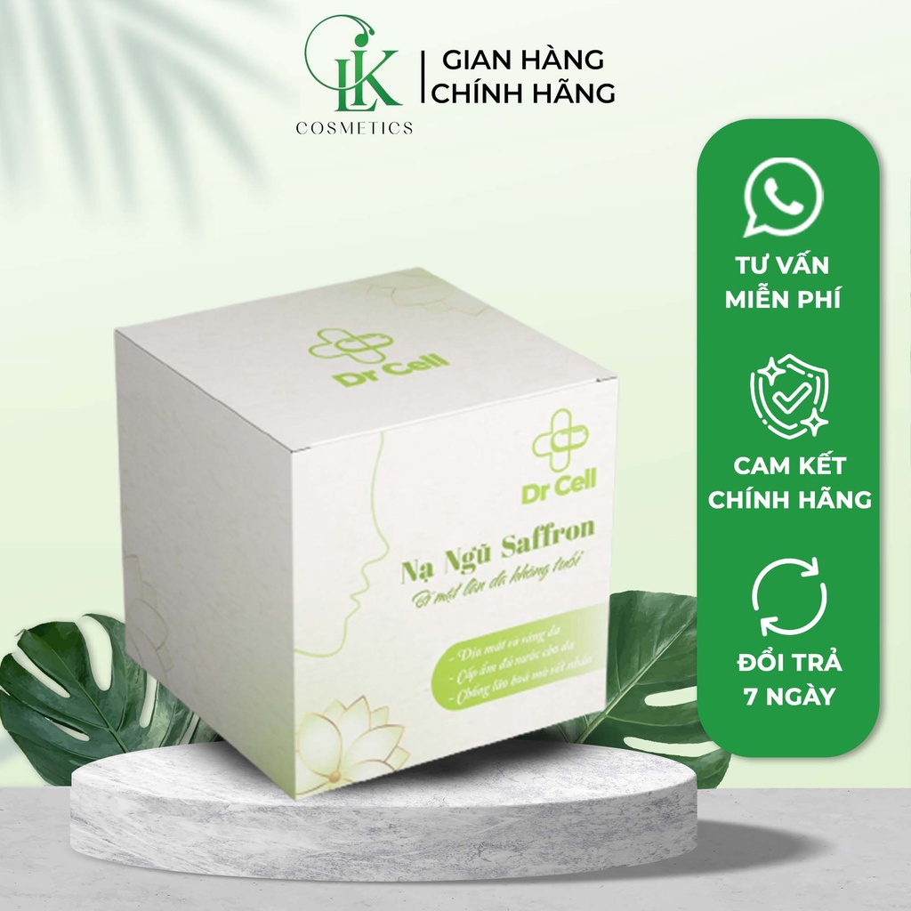 Nạ Ngủ Saffron Dr Cell Ngăn Ngừa Lão Hoá, Mờ Nhăn, Làm Dịu Mát Sáng Da Lọ 50g - CL21