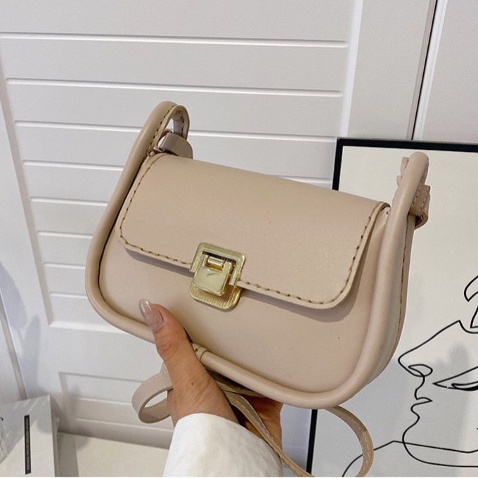 Túi handmade tự làm, Tự làm túi xách nữ da pu có dây đeo chéo và đeo vai phong cách hàn quốc trẻ trung