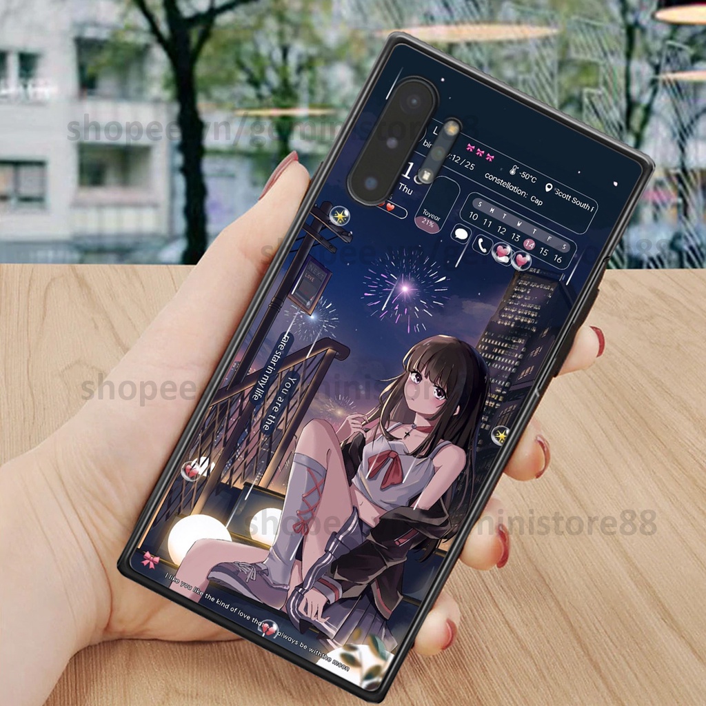Ốp Samsung Note 10 / Note 10 Plus / Note 10+ in hình cô gái xinh đẹp đáng yêu đầy phong cách, cá tính
