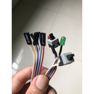 nút nguồn PC (nút nguồn,đơn,đôi full led,giành cho case PC)