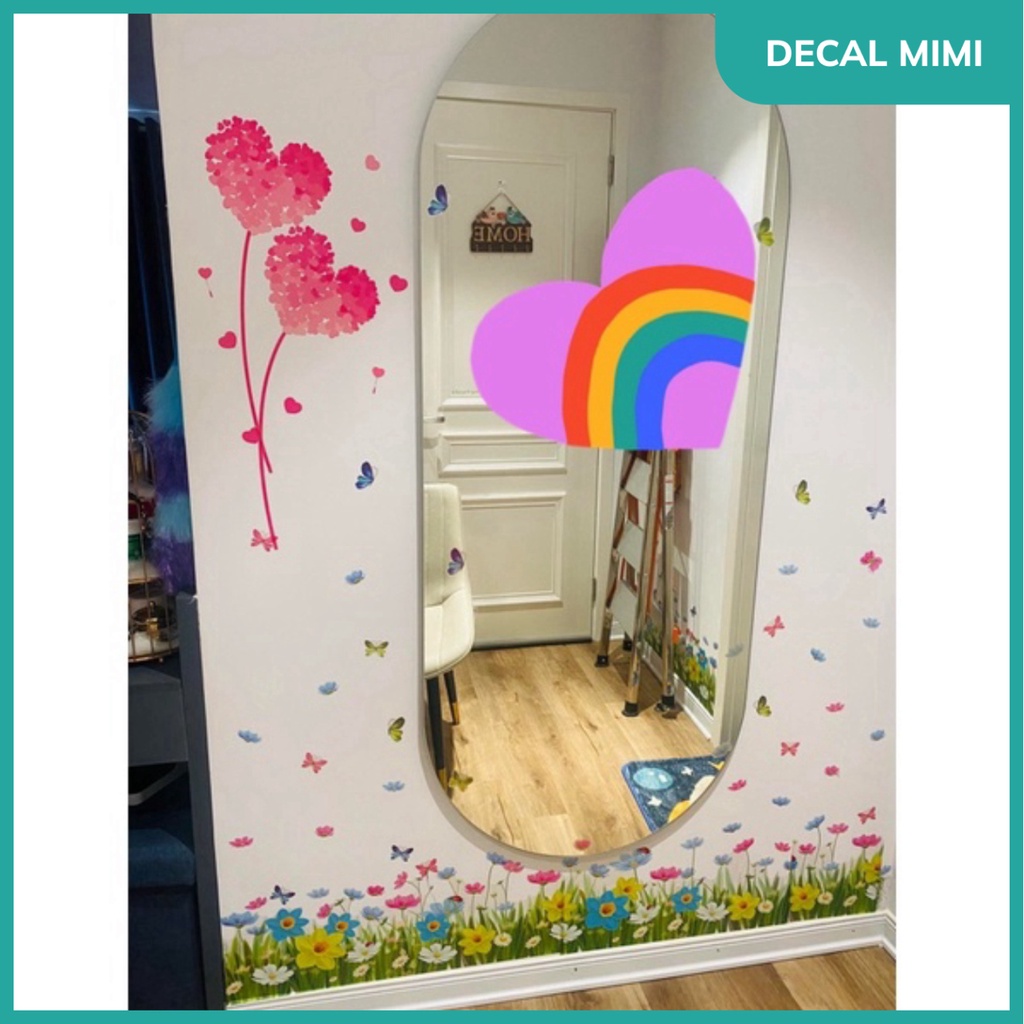 Decal dán chân tường nhiều hình