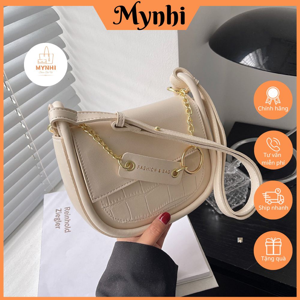 Túi đeo chéo túi xách nữ da bóng mềm, mịn dễ phối đồ SMN386
